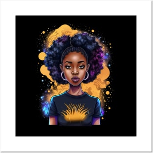 Dope Black Girl Black History Month Posters and Art